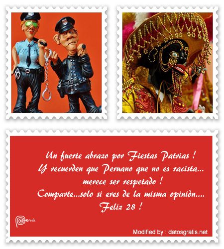 Bonitos saludos de Fiestas Patrias Perú para Twitter.#MensajesFeliz28,#FrasesFeliz28