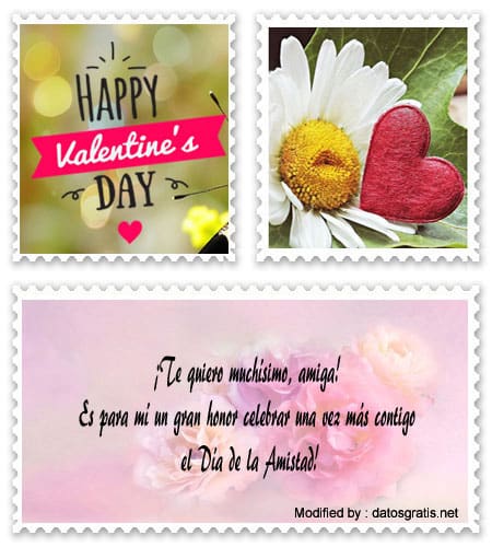 Lindas frases de Amor y Amistad para San Valentín.#SaludosParaDíaDeLaAmistad