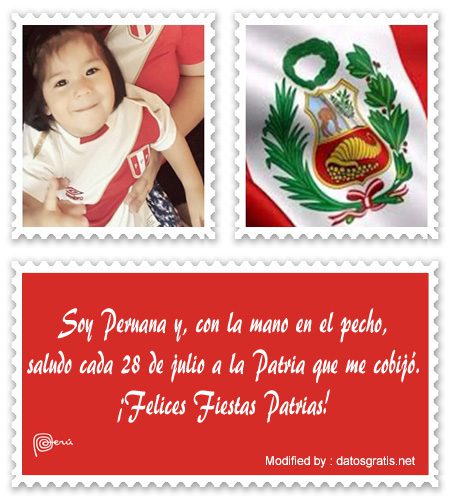 Bonitos textos de Fiestas Patrias Peruanas para enviar por celular.#FrasesFeliz28,#SaludosFeliz28