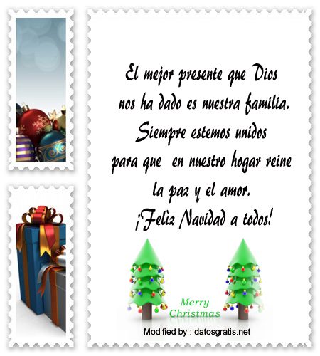 mensajes y tarjetas para enviar en Navidad,descargar frases para enviar en Navidad