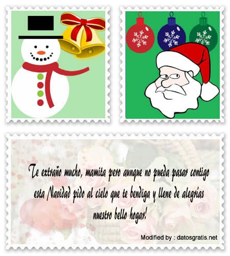 Bellos y originales mensajes de Felíz Navidad para mi Madre.#MensajesDeNavidadParaAmigos,#MensajesDeNavidadParaFamiliares


