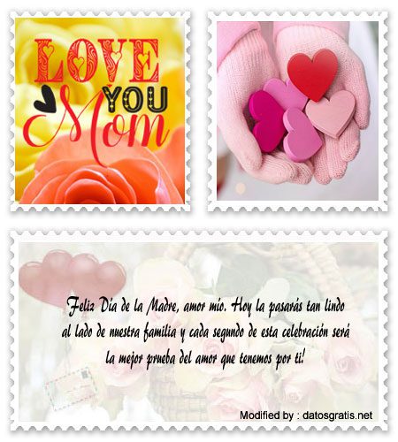 Bonitas tarjetas con frases de amor para el Día de la Madre.#TarjetasPorDíaDeLaMadre