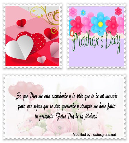 Frases con imágenes para el Día de la Madre para Facebook.#TarjetasPorDíaDeLaMadre