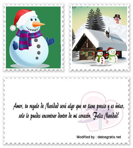 mensajes y tarjetas para enviar en Navidad a mi novio.#SaludosDeNavidad