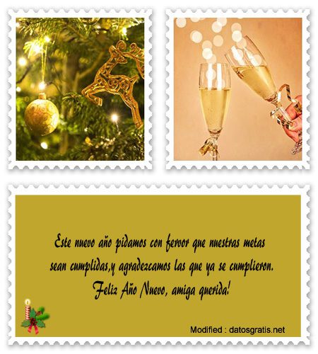 tarjetas con mensajes de año nuevo para amigos