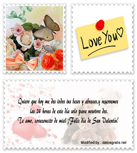 mensajes románticos para mi enamorada en el Día del Amor