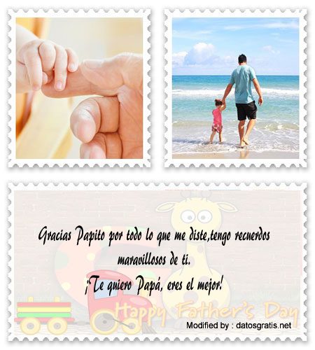 Rriginales dedicatorias para el Día del Padre.#SaludosPorElDíaDelPadre