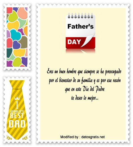 textos para el Día del Padre