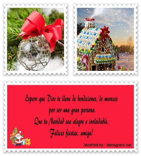 tarjetas con mensajes de Navidad saludos de Navidad