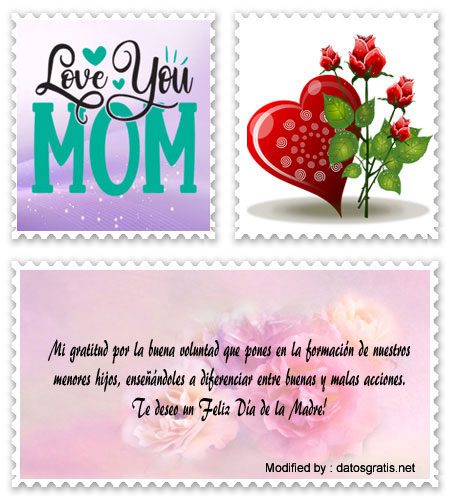 Saludos para el Día de la Madre para enviar por WhatsApp.#FelicitacionesParaElDiaDeLaMadre
