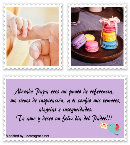 buscar bonitos mensajes para el Día del Padre para facebook.#TarjetasConSaludosPorElDíaDelPadre