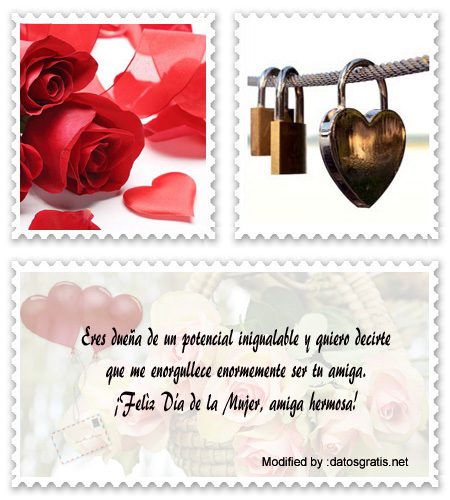 Bonitas tarjetas con dedicatorias de amor para el Día de la Mujer
