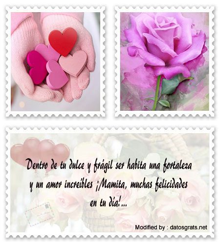 Bonitas tarjetas con dedicatorias de amor para el Día de la Madre.#FelicitacionesPorDíaDeLaMadre