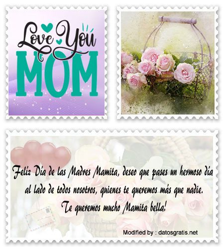 bonitas postales para para dedicar a Mamá el Día de las Madres.#MensajesPorElDíaDeLaMadre