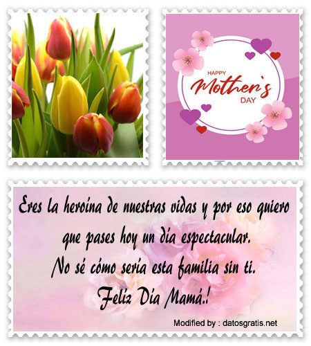 Descargar bonitos sms para el Día de la Madre para enviar por celular.#MensajesPorElDíaDeLaMadre