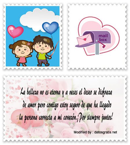 originales mensajes de amor en Español para novios