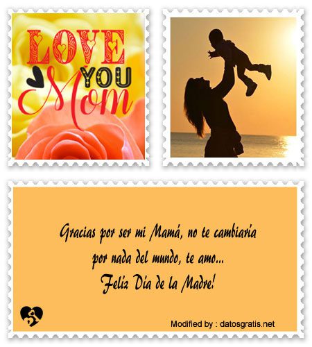 Bonitos pensamientos sobre el amor de Madre para Facebook.#SaludosPorDíaDeLaMadre