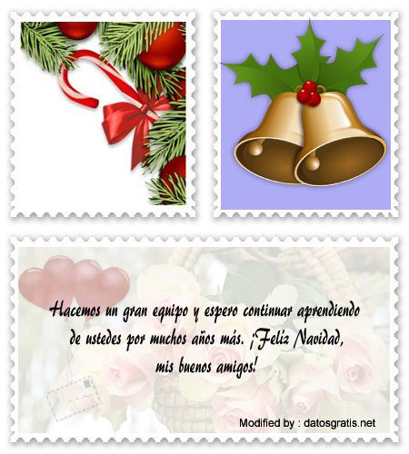 tarjetas con saludos de Navidad para colegas
