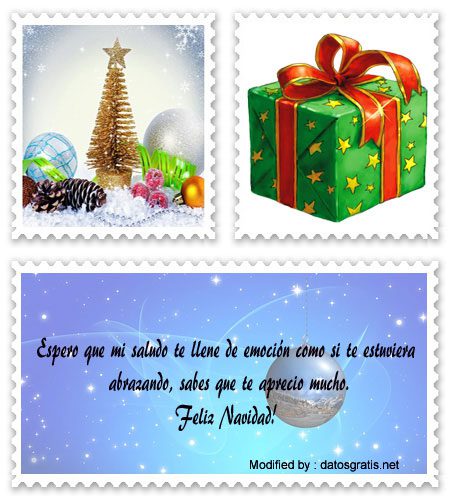 Buscar textos cortos por Navidad para WhatsApp y Facebook.#FrasesNavidenasParaNovios