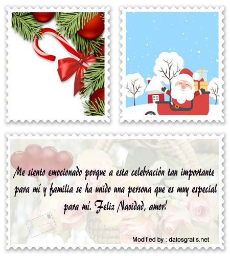 saludos de felices fiestas Navideñas a mi novio.#FrasesNavidenasParaNovios