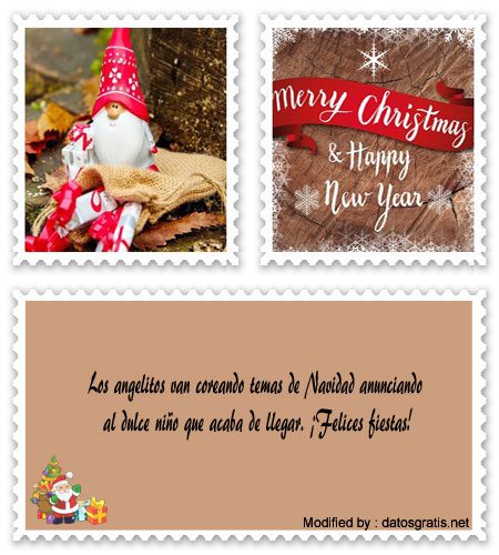 tarjetas con mensajes de Navidad originales para mi amor