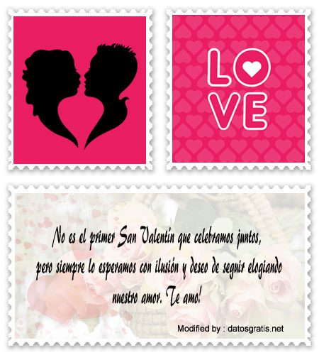 Mensajes de amor para novios por San Valentín para WhatsApp.#FelízDíaDeSanValentín