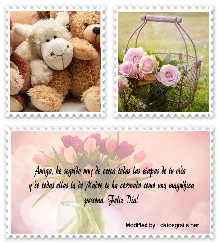 Bonitas tarjetas con saludos por el Día de la Madre para una amiga para Facebook.#SaludosParaDiaDeLaMadre,#FrasesParaDiaDeLaMadre,#MensajesParaDiaDeLaMadre,TarjetasParaDiaDeLaMadre