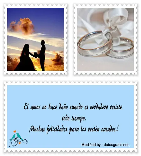 bellas frases para felicitar a los recién casados.#MensajesParaLosReciénCasados