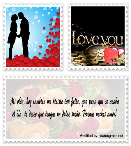 Mensajes bonitos y románticos de dulces sueños para mi amor para celular.#MensajesDeDulcesSueñosParaNovios