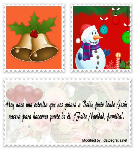 Frases con imágenes de Navidad para mi familia para Facebook.#TarjetasDeNavidad,#FrasesCortasDeNavidad,#FrasesNavideñasParaWhatsapp