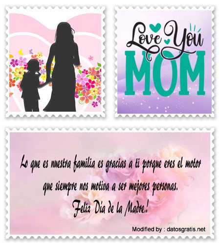 Descargar mensajes de amor para el Día de la Madre para WhatsApp.#FelicitacionesParaElDiaDeLaMadre