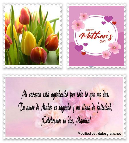 Las mejores felicitaciones del Día de la Madre para WhatsApp y Facebook.#FelicitacionesParaElDiaDeLaMadre